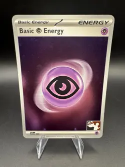 Pokemon Basic Psychic Energy 005 Prize Pack Series Cosmo Holo Pack Fresh - NM - Image 1