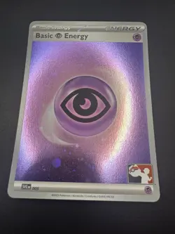 Pokemon Basic Psychic Energy 005 Prize Pack Series Cosmo Holo Pack Fresh - NM - Image 4