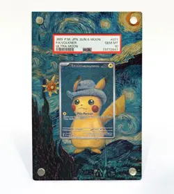 Pokemon GGT Pikachu Van Gogh Extended Protect Case Screwdown Card Holder - Image 1