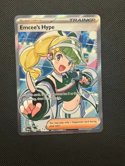 Emcee's Hype Pokemon Destined Rivals 220/182 Pokemon TCG Emcees - Image 1