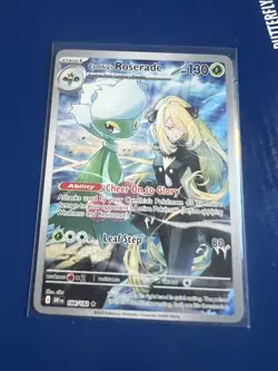 Pokemon TCG Cynthias Roserade 184/182 - Illustration Rare - Destined Rivals - Image 1