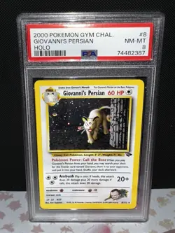 Pokemon TCG Giovanni's Persian 8/132 Gym Challenge Holo Rare Unlimited - Image 3
