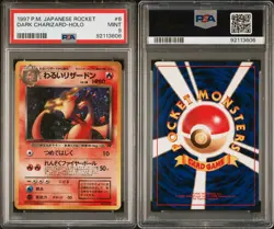 1997 Pokemon Japanese Rocket Dark Charizard Holo PSA 9 #6 - Image 3
