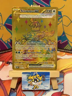 Carte Pokemon EVOLUTIONS PRISMATIQUES PRE 180/131 TERAPAGOS EX NM FR - Image 1
