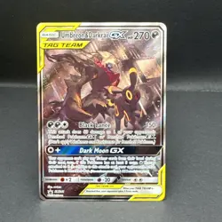 Umbreon & Darkrai GX SM241 Pokemon Black Star Promo 2020 English Holo NM/LP+ - Image 1