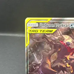 Umbreon & Darkrai GX SM241 Pokemon Black Star Promo 2020 English Holo NM/LP+ - Image 2