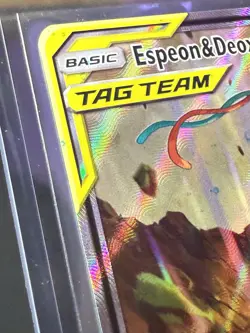 Pokemon TCG Espeon & Deoxys GX SM240 - Black Star Promo - Image 1