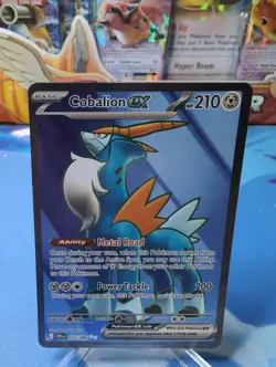 Cobalion ex 103/086 Pokemon ME04: Chaos Rising Ultra Rare NM - Image 1