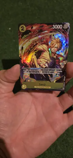 One Piece TCG, Sanji OP03-102! Alt Art /Parallel , Englisch , wie Neu! - Image 1