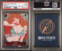 One Piece Nami PSA 9 OP01-016 Premium Card Collection Girls Edition Japanese - Image 1