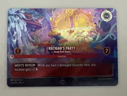 Disney Lorcana enchanted Shimmering Skies Ratigan's Party 216/204 - Image 1