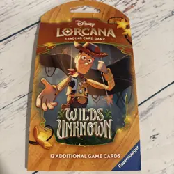 Disney Lorcana: Wilds Unknown Sleeved Booster Pack Art Set Of 3! Sealed! - Image 3