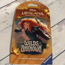 Disney Lorcana: Wilds Unknown Sleeved Booster Pack Art Set Of 3! Sealed! - Image 4