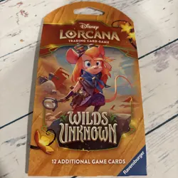 Disney Lorcana: Wilds Unknown Sleeved Booster Pack Art Set Of 3! Sealed! - Image 5