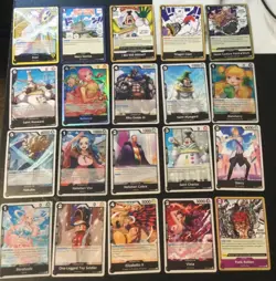 One Piece OP05 Awakening Of The New Era 92% Complete Set 112 Card Lot NM - Image 2