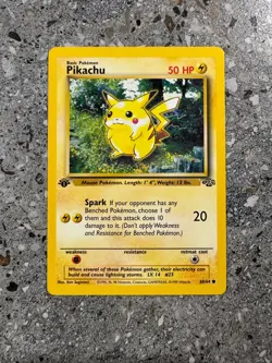 Pokemon TCG Cards 1st Edition Pikachu 60/64 Jungle EXC-NM - Image 1
