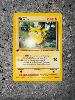 Pokemon TCG Cards 1st Edition Pikachu 60/64 Jungle EXC-NM - Image 3