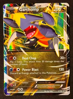 Garchomp EX XY09 Holo Pokemon TCG Black Star Promo Card DMG - Image 1