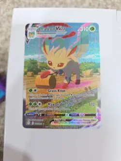 Leafeon VMAX Alternate Art Secret Holo Card 205/203SWSH07: Evolving Skies - Image 1