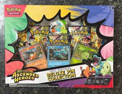 Pokemon TCG Mega Evolution-Ascended Heroes First Partners Deluxe Pin Box - Image 1