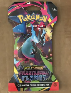 VERY HEAVY!! 33.2 Grams!! Pokemon TCG Phantasmal Flames Sleeved Booster - Image 1