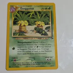 Pokemon TCG Exeggutor Southern Islands 13/18 Promo Regular English 70 HP 2001 - Image 1