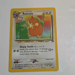 Pokemon TCG Raticate Southern Islands 06/18 Promo Regular English 60 HP 2001 - Image 1