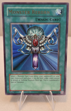 Yu-Gi-Oh Spell Monster Reborn LOB-118 Unlimited Ultra Rare HP - Image 1