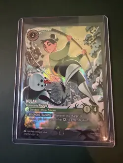 Disney Lorcana Mulan - Resourceful Recruit Enchanted Foil 229/204 EN - Image 1