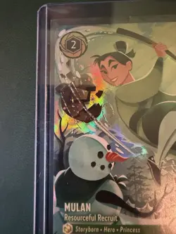 Disney Lorcana Mulan - Resourceful Recruit Enchanted Foil 229/204 EN - Image 3