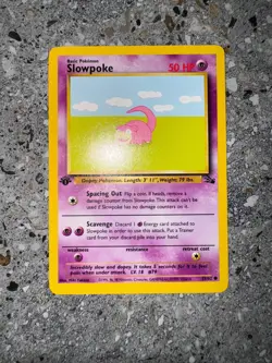 Pokemon TCG Cards 1st Edition Slowpoke 55/62 Fossil EXC-NM - Image 3