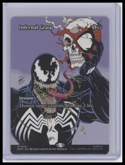 Marvel Universe Eternal-Legal #18 Infernal Grasp (Borderless) TCG Card - Image 1