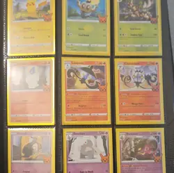 Pokemon TCG Celebrations Pikachu 180-Card Binder Lot. - Image 2