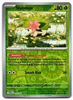 Shaymin 010/182 - 🌊 Destined Rivals Uncommon Pokemon TCG Reverse Holo 🖤 - LP - Image 1