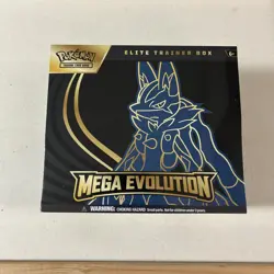 Pokemon TCG: Mega Evolution Elite Trainer Box (ETB) Lucario New/Factory Sealed - Image 1