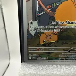 Team Rocket's Raticate 202/182 Illustration Rare Destined Rivals Pokemon NM - Image 5