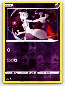 Mewtwo 059/159 Holo Rare Crown Zenith Pokemon Reverse Holo Lightly Played - Image 1