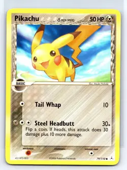 Pikachu 79/110 Common Holon Phantoms Pokemon Moderately Played - Image 1