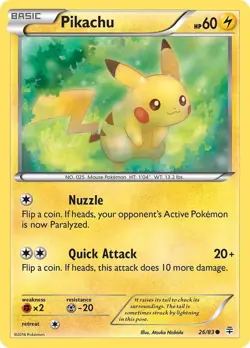 Pikachu - 26/83 - Common LP TCG Pokemon - Image 1