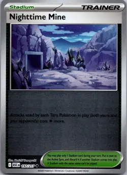 Nighttime Mine 197/217 Uncommon Ascended Heroes Pokemon Reverse Holo Near Mint - Image 1