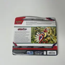 Pokemon TCG: Scarlet and Violet Base Set 3 Pack Triple Blister Arcanine Sealed - Image 2