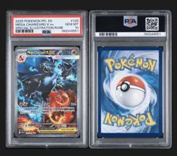2025 Pokemon Mega Charizard X Ex 125/094 SPANISH ES PSA 10! Phantasmal Flames - Image 3