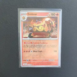 Emboar 013/086 Reverse Holo SV: White Flare Pokemon Card - Image 1
