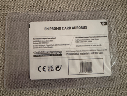 Aurorus Promo Card Cosmo Holo Pokemon Perfect Order Stamped 024/088 Barnes Noble - Image 3