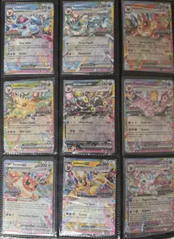 STAMPED COMPLETE Prismatic Evolutions Eeveelutions EX Promo Cards Set! All NM - Image 1