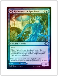 Hydroelectric Specimen, Foil, Modern Horizons 3, Magic MTG NM - Image 1