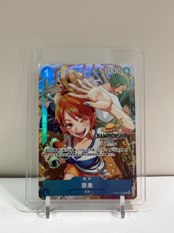 One Piece Chinese Card Game Championship 25-26 Nami Brook Set of 6pcs Combo NM - Image 2