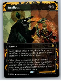 MTG - Secrets of Strixhaven: Mystical Archive #33 Smallpox - Rare (b) - Image 1