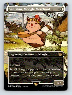 Stiltzkin, Moogle Merchant (Borderless) R FINAL FANTASY 327 NM - Image 1