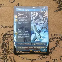 Summon: Shiva (Borderless) #362 (Foil) (NM) Final Fantasy FIN Magic MTG - Image 1